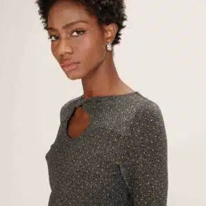 Top reversible de lúrex Timothee de Grace & Mila – foto 1