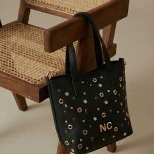 Bolso Mini Tote con Cristales