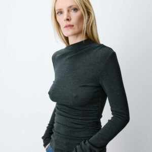 Top Elegante Sin Mangas Corte Fluido