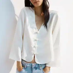 Camisa Fluida Haiku de Corte Relajado