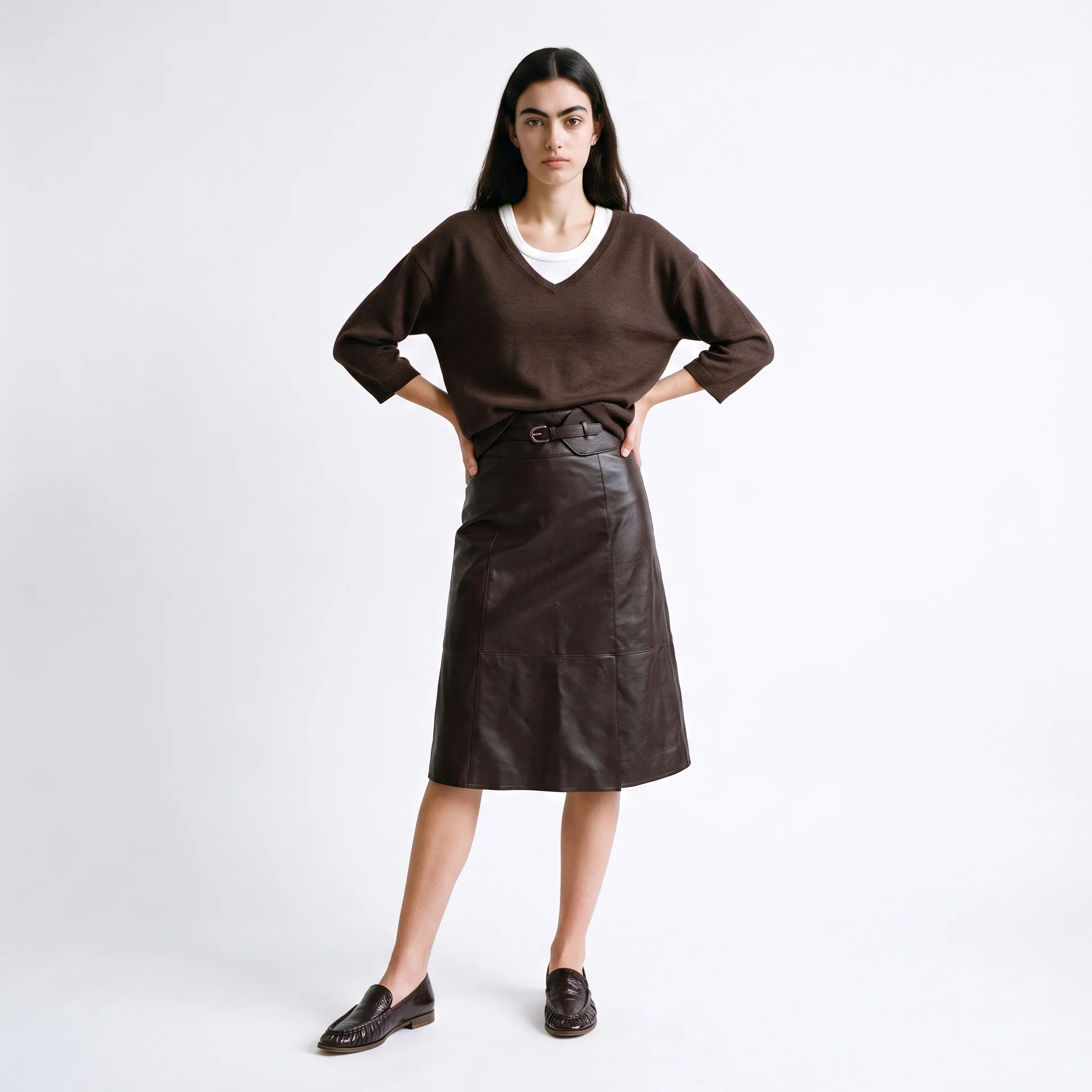 Falda Midi Elegante Clera