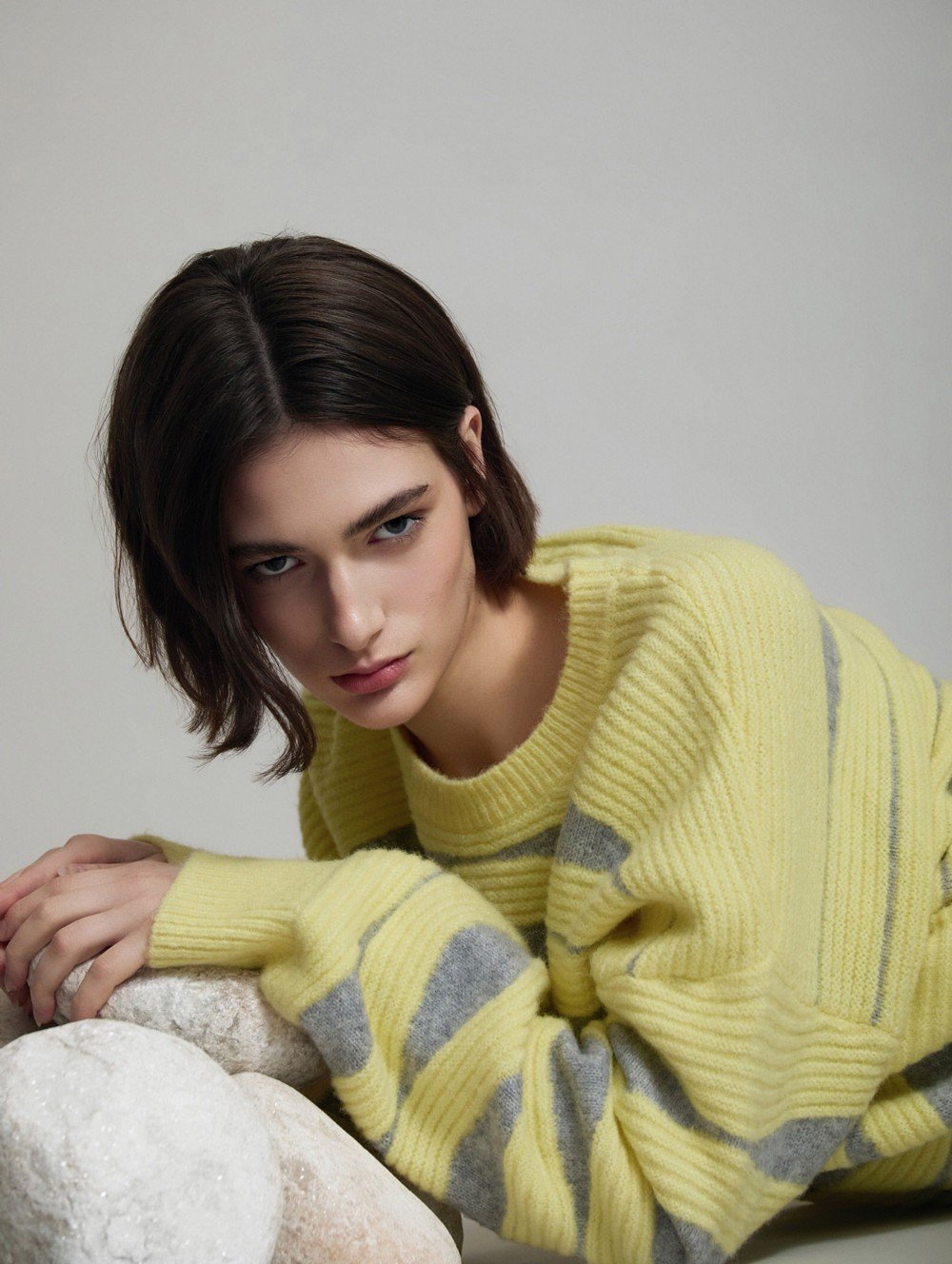 Jersey de punto intarsia con ondas - Imagen 2