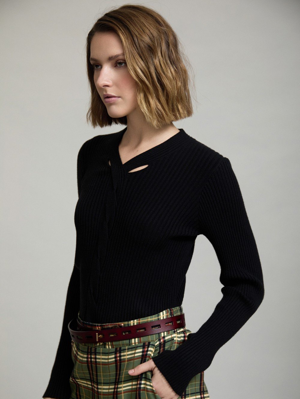 Jersey de Canalé y Trenzas - Imagen 3