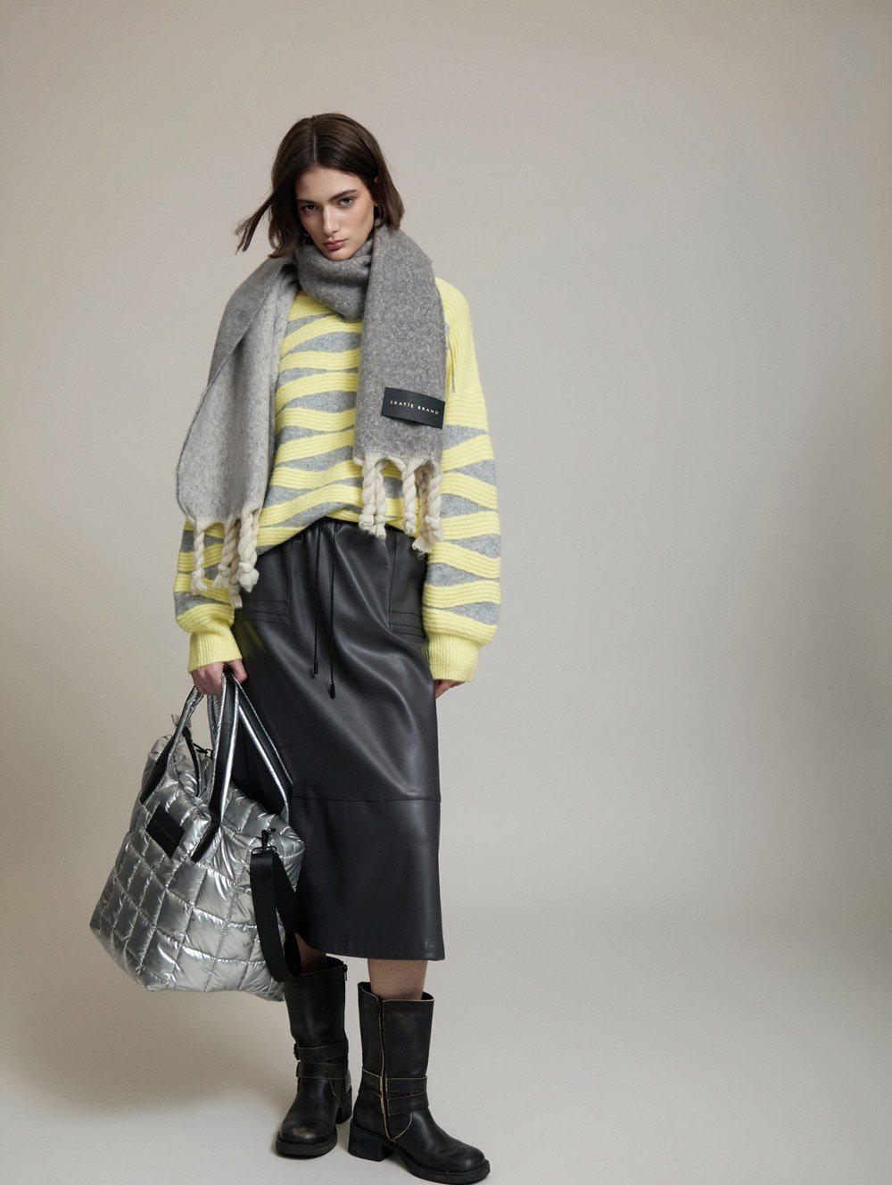 Jersey de punto intarsia con ondas - Imagen 3