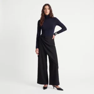 Pantalón de Vestir con Caída Fluida