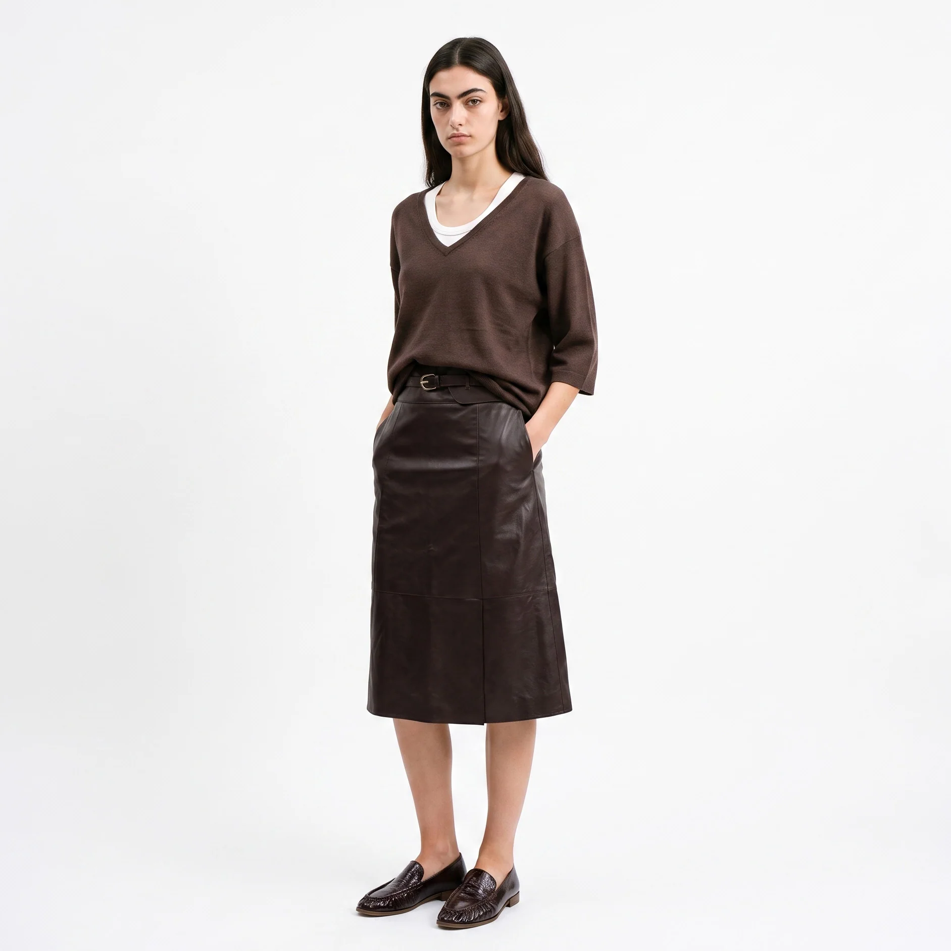 Falda Midi Elegante Clera - Imagen 3