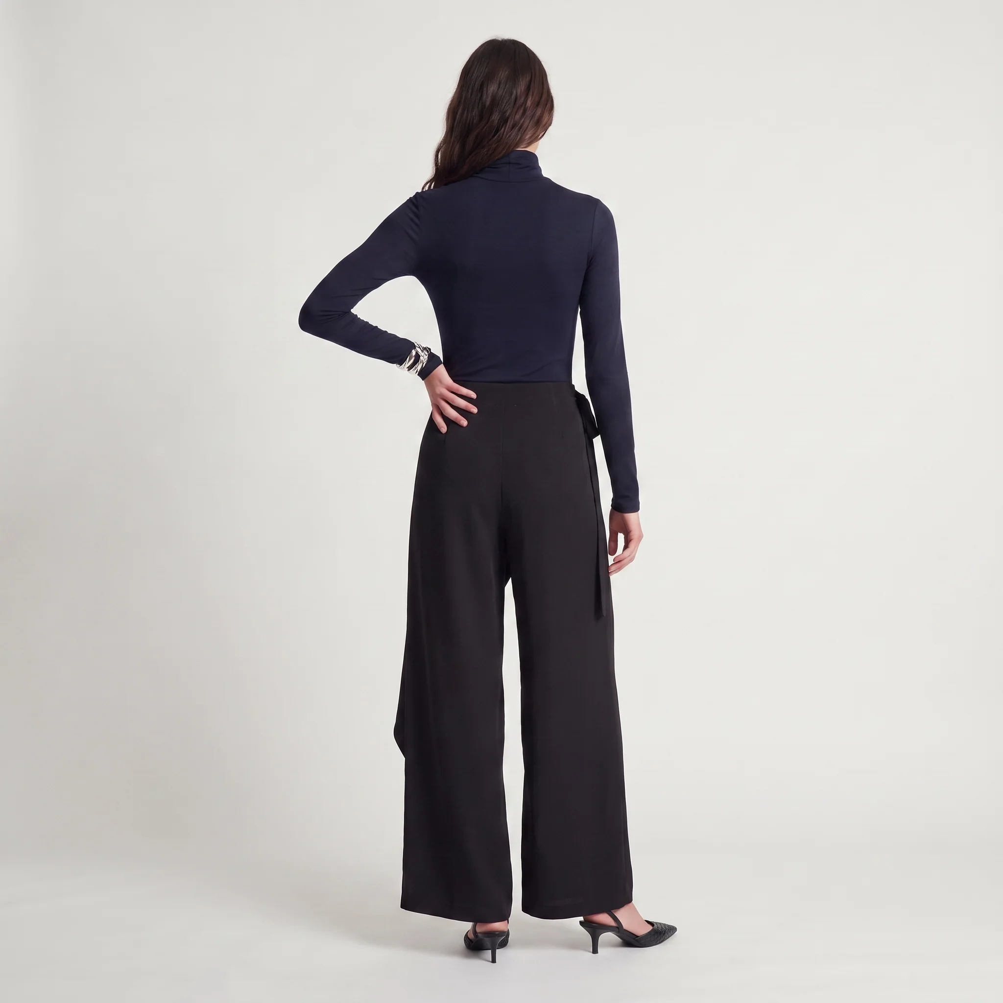 Pantalón de Vestir con Caída Fluida - Imagen 3