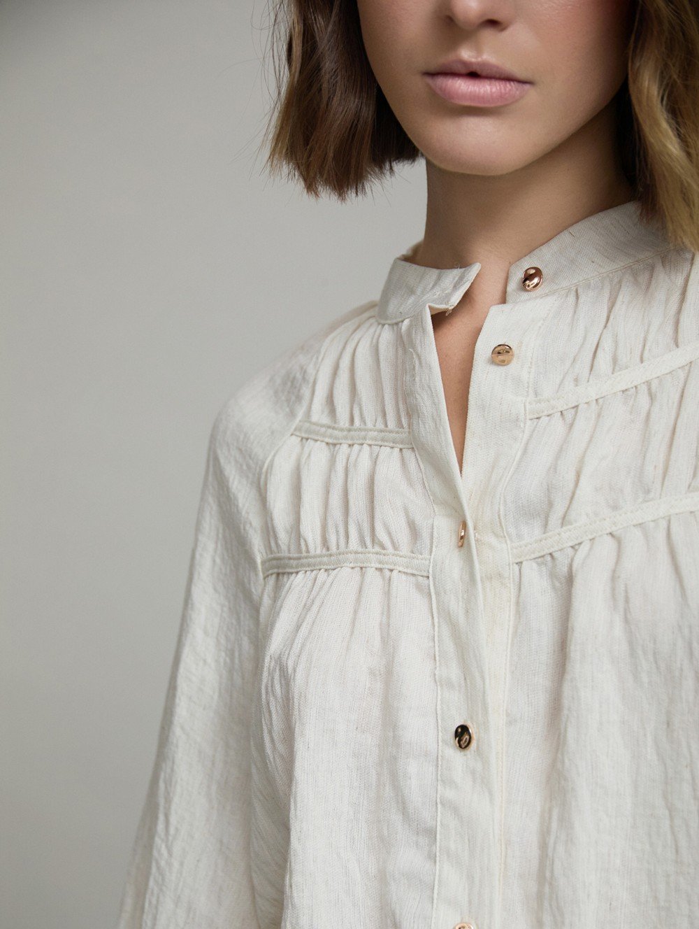 Blusa Fluida con Frunces - Imagen 3