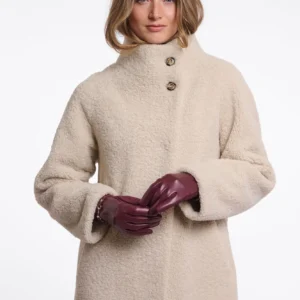Guantes elegantes de efecto piel