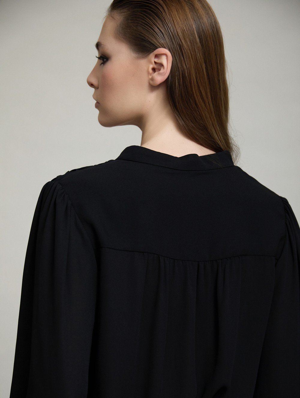 Camisa de Gasa con Tejido Trenzado - Imagen 3