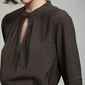 Blusa Fluida con Jaretas