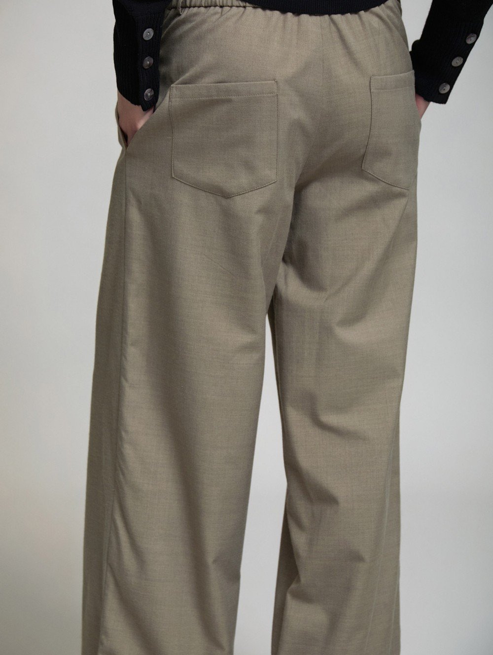 Pantalón de Vestir con Hebilla en Cintura - Imagen 2