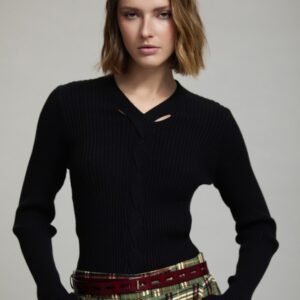 Jersey de Canalé y Trenzas