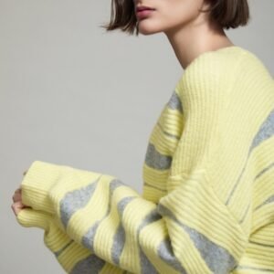 Jersey de punto intarsia con ondas